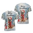 thumbnail image 3 of Merry Christmas Belgian Malinois Enjoys Woofmas Winter Xmas Holiday All Over Print 3D Shirt Unisex Merch Sheepdog Dog Lover Gifts - 02022, 3 of 6