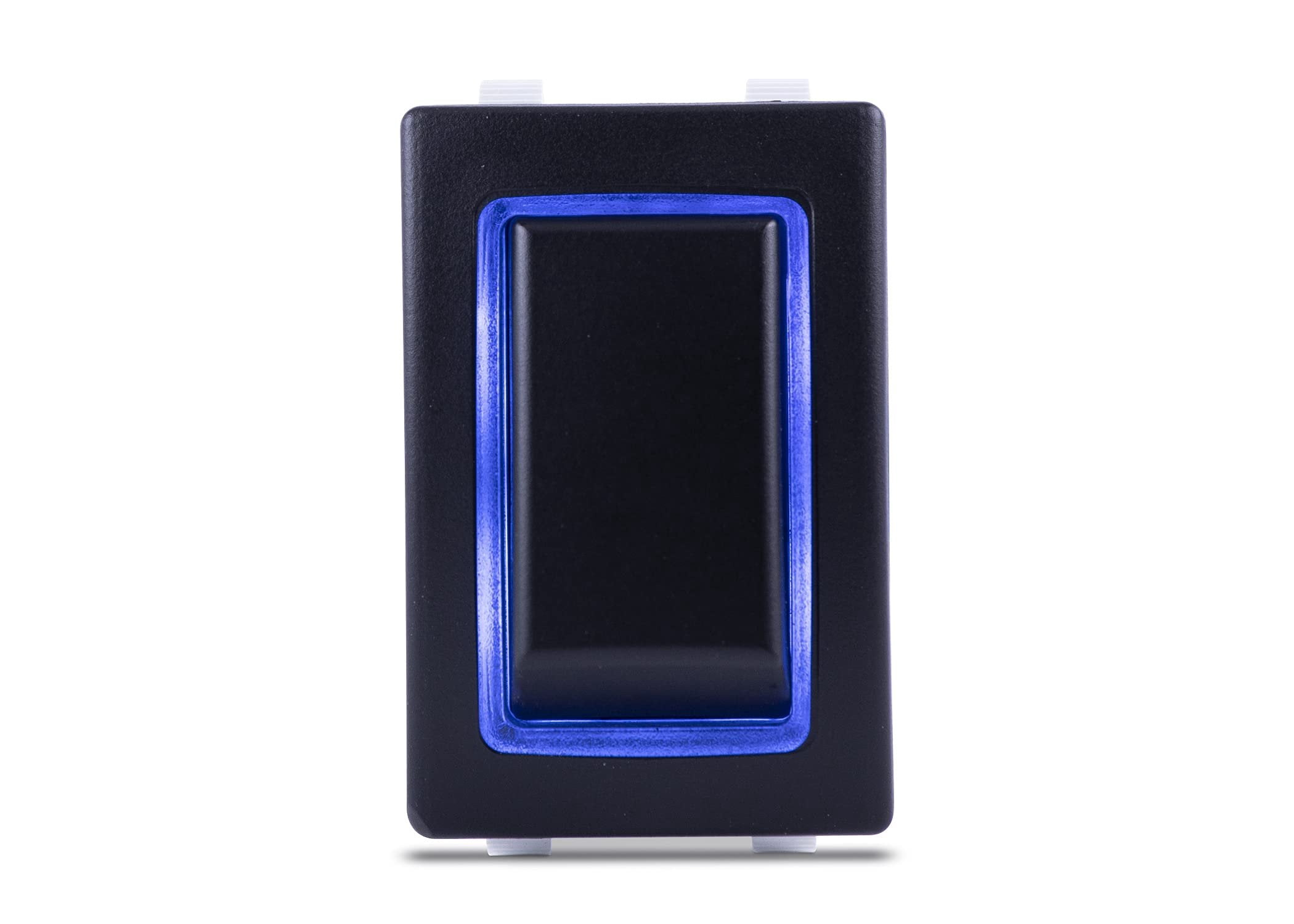 SeaStar Solutions RK40630B SPST Blue Halo Rocker Switch
