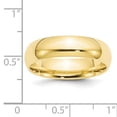 thumbnail image 3 of 10K Yellow Gold 6mm Standard Comfort Fit Band Ring Size 8.5, 3 of 7