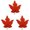 E*3, variant on QWUIIOMJPY Artificial Fall Maple Leaves, Lifelike Faux Autumn Foliage, Reusable Harvest Leaf for Tablecloth, Wedding, Thanksgiving and Seasonal Home Decoration