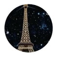 thumbnail image 4 of Patifu Paris Night Sky Surrealism Round Tablecloth Stain-Resistant Washable 100% Polyester Waterproof Fabric Indoor Outdoor Restaurant Wedding Party Decor 46"-50, 4 of 8