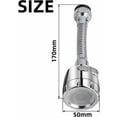 thumbnail image 5 of Extensión de grifo de cocina, aireador de grifo de cocina, grifo de cocina giratorio de 360°, con 4 accesorios, para accesorios de cocina y baño (3 modos), 5 of 5
