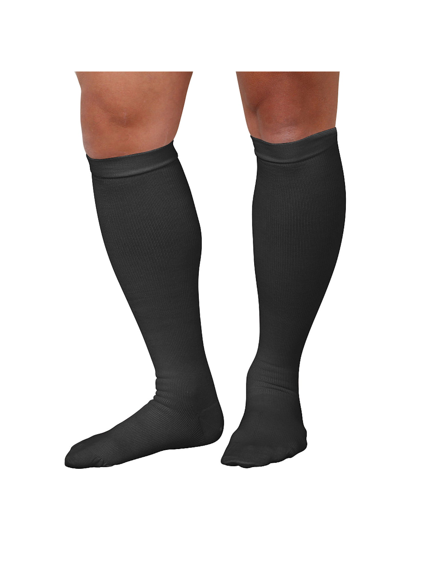Support Plus Men's Firm Compression Dress Socks - Wide Calf - Walmart ...