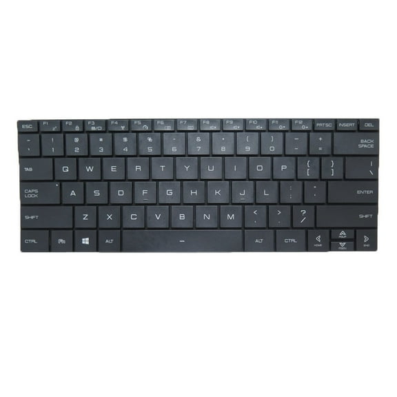 Grey Laptop Backlit Keyboard For Tongfang PF4WN2F 14' United States US No Frame New