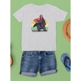 thumbnail image 3 of Retro French Bulldog Close Up T-Shirt Juniors -Image by Shutterstock,  x-Large, 3 of 4