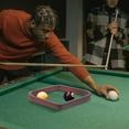 thumbnail image 4 of Raindrops Billiard Balls Triangle Racks Billiard Ball Triangle Rack Brown Smooth Edges for Recreational Spaces 1Pcs, 4 of 8