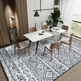 thumbnail image 3 of Cozylore 8'x10' Area Rugs for Living Room Modern Rug Soft Low Pile Non Slip Carpet Machine Washable Indoor Rug for Bedroom Dining Room, Gray, 3 of 6