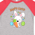 thumbnail image 4 of Inktastic Happy Easter Bunny with Eggs and Carrot Boys or Girls Toddler T-Shirt, 4 of 5