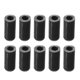 thumbnail image 1 of 10uds Silicona Manguera Tapa Admisión Vacío Manguera Tubo Extremo Enchufe para Coche Negro 4 mm/0,16", 1 of 1