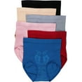 thumbnail image 4 of ToBeInStyle Women's 6 Pack High-Waist Compression Control Briefs - Plus Size 2X to 4X, 4 of 7