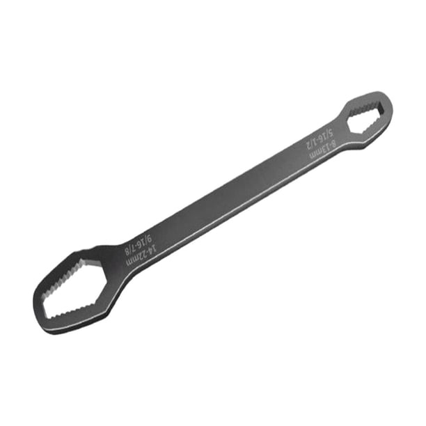 Llave inglesa autoajustable de doble cabezal | Llave ajustable multifuncional con diseño de flor de ciruelo
