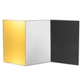 thumbnail image 1 of SKISUNO Reflective Display Board for Camera Lighting with Black Light Absorbing and Golden Warmth, 1 of 7
