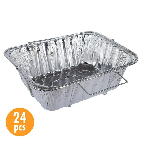 Luciano Housewares Ensemble de plats à rôtir profonds en feuille d’aluminium