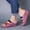Purple, variant on Clearance Sandals for Women Slip on Slides Open Toe Cross Strap Arch Support Slide Sandals Casual Slippers Cut Out Orthotic Wedge Sandals for Spa(Purple,5.5)