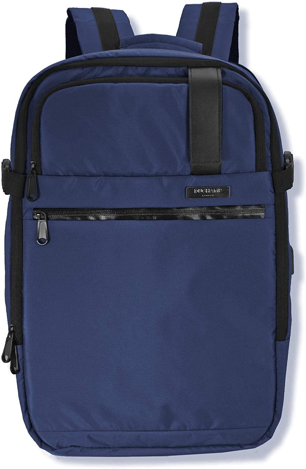 Duchamp Getaway Expandable Carry-On Backpack Suitcase Navy - Walmart.com