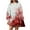 Red, variant on TJAZFJPA Womens Midi Dress Women's with Bloodstain Print Long Sleeved T Shirt Dress with Pocket Bloodstain Pattern (No Hat) Mexican Dress Green Dresses for Women