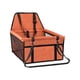 thumbnail image 4 of Asiento de coche para perros, cama, cómodo asiento de seguridad para perros, suministros para mascotas, perros pequeños, cachorros Naranja, 4 of 9