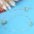thumbnail image 3 of Ccdes ABS Bead,Decorative Chain,10 Meters Bead Chain ABS Electroplated Pearl Chain Fiver- Pointed Star Decorative String, 3 of 8