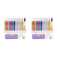 thumbnail image 4 of Youkk Crochet Hook Set Knitting Accessories Sewing Handle Holder Comfortable Craft Beginners Sweater Multicolor Tools Type3 2Set, 4 of 6