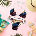 thumbnail image 6 of Crow Detachable Sponge Adjustable Strap Bikini Set Two-Pack Swimsuit Women Bikini Sets, 6 of 6