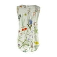 thumbnail image 5 of SMihono Hauts pour Femmes Débardeur pour Femmes Mode Débardeur d'Été pour Femmes à Col en V Sans Manches Imprimé Débardeur Décontracté Blouse Débardeur pour Femmes Hauts d'Été pour Femmes, 5 of 5