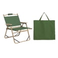thumbnail image 2 of jinwen Chaise Longue Pliante Stable Élégante pour Cours Extérieures Vert, 2 of 9