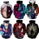 thumbnail image 2 of Naruto Uzumaki Hoodies Warm Fleece Hooded Sweatshirts Sharingan Akatsuki Jacket Men Women Personality Outerwear ClothesS(40-50kg) Gao Jinjia LED, 2 of 2