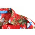 thumbnail image 4 of SSLR Big Boys' Santa Claus Party Tropical Ugly Hawaiian Christmas Shirts Casual Button Down Shirts, 4 of 8