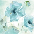 thumbnail image 2 of Tre Sorelle Studios 20x20 White Modern Wood Framed Museum Art Print Titled - Watercolor Garden Blue I, 2 of 4