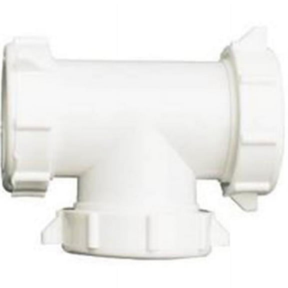 Plumb Pak Drain Tee 1-1/2 Pvc PP20556 - White