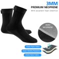 thumbnail image 2 of M Buder Calcetines de Buceo de Neopreno 3mm Botas Antideslizantes Térmicas para Snorkel Natación Surf Deportes Acuáticos Playa Invierno Talla L (25.4 cm / 10 inches), 2 of 9