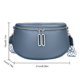 thumbnail image 3 of Bolso de pecho para mujer, Bolso de hombro de cuero genuino a la moda, monederos informales simples para mujer, 3 of 5