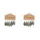 thumbnail image 1 of Pendientes Qarigey 12 Uds Vintage hojas grandes oreja larga, 1 of 6