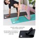 thumbnail image 4 of Tapete de Yoga YR Grueso 15 Mm/20 Mm Espuma NBR de Alta Densidad Tapetes de Ejercicio de Pilates para Interiores/exteriores, Negro con Bolsa, 4 of 8