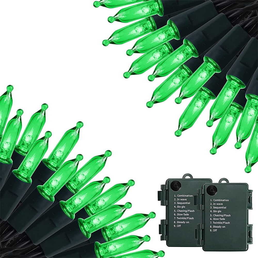 Christmas String Lights Battery Operated, 17ft 50 LED Battery Christmas