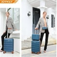 thumbnail image 6 of Joyway Carry-on Luggage 20" Lightweight Polypropylene Luggage, Hardshell Suitcase with Swivel Wheels, 6 of 7