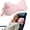 Pink, variant on RoamReady Dog Bone Neck Pillow, Fixed Rope Loops Chiropractic Support, Travel Driving Lumbar Comfort, Adult Pink