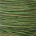 thumbnail image 3 of The Beadsmith Leather Cord – Dyed Antique Dark Green – 1mm Spool – 25 Yards/22.86 Meters – Leather Thong Ideal for Braiding, Beading, Necklaces, Fine Lacing, Hair Accessories, 3 of 8