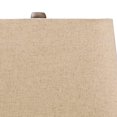 thumbnail image 4 of Benjara BM231950 Fabric Shade Table Lamp with Textured Base, Beige & Grey, 4 of 5