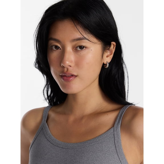 No Boundaries Ribbed Cami Top, Women's XXS-XXL