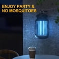 thumbnail image 2 of Electric Insect Mosquito Fly Killer Bug Zapper UV Indoor Pest Catcher Trap Black, 2 of 8