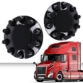 thumbnail image 5 of CROSSDESIGN Front Wheel Covers Hub Axle Semi Plastic ABS Pair 33mm Nut Covers 1-Pair Black, 5 of 10