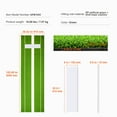 thumbnail image 3 of KFFKFF10x3ft Baseball Batting Mat w/ Foam Backing, Upgraded Anti-Slip Softball Hitting Mat with Tightening Rope for Indoor Outdoor, 3 of 8