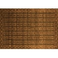 thumbnail image 1 of Ahgly Company Indoor Rectangle Abstract Orange Contemporary Area Rugs, 4' x 6', 1 of 1