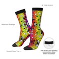 thumbnail image 4 of KLL Colorful Tie Dye Stained Glass 1 Print Cool Socks Men's Women's Crew Socks Funny Crazy Novelty Stockings, 4 of 6