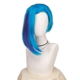 thumbnail image 1 of Arcane Season 2 Jinx Wigs 45cm Blue Mixed Purple Synthetic Hair R7V8 S1X3 K, 1 of 4