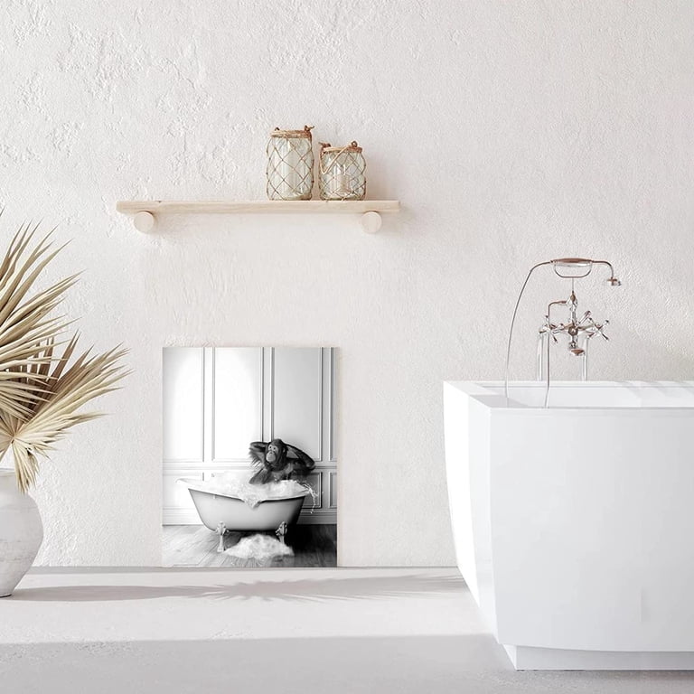 Black And White Bathroom Art Prints