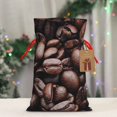thumbnail image 5 of Pofeuu Coffee Bean Print Burlap Bags with Drawstrings Drawstring Gift Bags Pouch Bag for Thankgiving Birthday Party Gift Wrapping Treats and Party Favors-Medium, 5 of 9