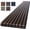 Rustic Walnut, variant on Wood Panels for Wall, 4-Piece 96" x 12.6" Soundproof Wood Slat Wall Panel for Interior Wall Decor Noise Cancelling, Acoustic Wall Panels, Sound Absorbing Panel (Teak)