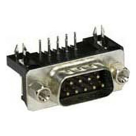 ACCL DB9 Male Right Angle Connector, 2 Pack